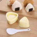 Set Stampo per Polpette di Riso Triangolo Plastica Pressa Onigiri Utensile Cucina Sushi - Stampi triangolari grandi e piccoli con cucchiaio per riso