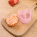 Carino stampo per polpette di riso orso rosa strumento bento cucina per sushi fai da te. - Stampi per sushi a strati a forma di orso