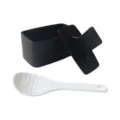 Set stampo per riso sushi multicucina con pressa e spatola per bento cucina fai da te - Stampi per sushi a strati neri
