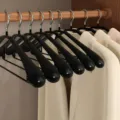 Wide shoulder clothes hangers non-slip suit hangers seamless coat hangers closet organizer - Extra Large Wide Shoulder 804 Plastic Coated (Night Black)