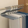 Multi-layer Z-shaped pants hanger anti-slip clothes organizer for wardrobe space saving - Kids Forward Style / Quiet Grey