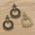 Antikbronze Legierung Schmuck Verbinder Multi-Loch Anhänger für DIY Handwerk Schmuckherstellung. - Nr. 36 Verbinder / 22*36mm / Antikbronze