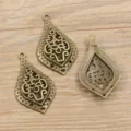 Antikbronze Legierung DIY Schmuck Verbinder Mehrloch Vintage Anhänger Basteln Zubehör - Verbinder Nr. 38 / 23*41mm / Antikbronze