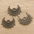 Antik Bronze Mehrloch Legierung Verbinder DIY Schmuck Zubehör Retro Charme Anhänger - Typ 51 Verbinder / 39x43mm / Antikbronze