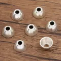 Antiek zilveren kraalkappen legering DIY sieraden maken tussenstukjes set nieuw - Conische Kraalkap (4515) / 6x11mm / Antiek Zilver