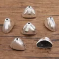 Antiek zilveren kegel kraalkappen DIY legering afstandhouders voor handgemaakte armbanden. - Conische Holle Stijl (5212) / 1 Stuk/Verpakking (12x20mm) / Antiek Zilver