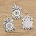 Antiksilber Legierung Schmuck Verbinder Anhänger DIY Basteln Multi-Loch Fundstücke - Verbinder (Nr. 67) / 22*37MM
