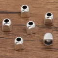 Antiek zilverlegering kralenkapjes afstandhouders voor DIY sieraden kettingen 1st - Conische Kraalkap Stijl (896) / 1 Stuk (10*11mm) / Antiek Zilver