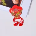 Children Christmas hair tie cute red stocking hair rope cute holiday hair accessories rubber band - Christmas Bow Sock Hair Tie Pair