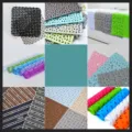 Multi-functional non-slip sink mat, kitchen drainage pad, durable and flexible PVC material. - 2 Pieces/Set / Customizable Color