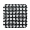 Tappetino per lavello da cucina in PVC nero tappetino scolapiatti antiscivolo 28cm - 28*28cm / Nero