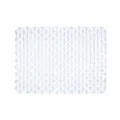 Transparent PVC anti-slip mat for kitchen sink and tableware protection, 2 pieces set. - 2 Pieces/Set / Clear