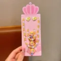 Children mermaid pearl necklace set cute princess style jewelry for girls kids gift - Card Packaging / Yellow