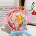 Kids jewelry gift box set with beaded bracelets, hair clips, and cute cartoon decorations for girls. - #6 Castle Balls 8-Piece Set (Box Included)