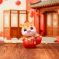 Detailansicht chinesisches Sternzeichen Pferd Figur niedliche Wackelkopf Tischdekoration - 1154 Glückspferd-Wackelkopf - Reichtum