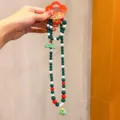 Christmas children beaded necklace variant with cute tree pendant festive party gift accessory - Christmas 2-Piece Set One
