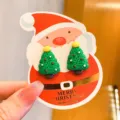 Christmas Tree Stud Earrings Cute Cartoon Holiday Jewelry Gift for Kids Girls New - Christmas Tree