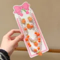Cute kids jewelry set with carrot pearls necklace bracelet earrings for sweet little girls. - Carrot 5-Piece Set