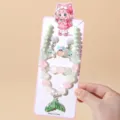 Mermaid tail children jewelry set girls necklace bracelet earrings resin princess gift box - Green Fishtail 5-Piece Set