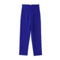 Femme bleu roi taille haute pantalon de costume décontracté jambe droite mode chic - XS / Bleu Cobalt