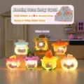 Cute cat crystal flower night light blind box toy, resin glowing desktop ornament home decor gift. - Floral Dream Energy Censer 6pcs / Random One