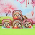 Traditional Chinese Tang style court lady acrylic scene figurine set for home decor. - Tang Dynasty Lady Series / All Four Styles (1089-23)