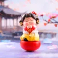Exquisite chinesische Tang-Dame Wackelfigur, perfekte Heimdekoration und Festtagsgeschenk. - Mittel Fu-Zeichen Haltend Dame (1088-44) / M / Fu-Zeichen Haltend