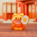 Niedliches chinesisches Glückstier Deko, kreatives Kunstharz Auto Ornament und Geschenk für Freunde. - Kylin-Stil (3158)