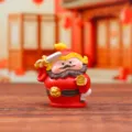 Niedliche chinesische Resin Reichtumsgott Tischdekoration, Glücksbringer Figur für Auto. - Zhong-Kui-Stil (3036)