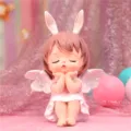 Dreamy cloud bunny girl vinyl figurine cute room decor aesthetic ornament toy - 1121-12 Oversized Pink Sitting Girl / Extra Large / Pink