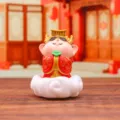 Chinesischer Glücksgott Desktop Ornament, süße Harz Cartoon Figur für Auto und Büro Dekoration. - Mazu (2667) / 5.4x5.4x5.5cm