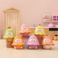Süße Frucht Puppe Desktop Ornament kreative Auto Dekoration niedliche Geschenk 6er Set - Komplettes Set mit 6 Figuren (1188-18) / 6er Set / Mehrfarbig