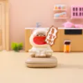 Süßes Cartoon Katzen Desktop Ornament Variante in Beige, ideal für Büro und schöne Autodeko. - Werde Reich Katze (2433-1) / Beige