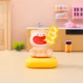 Süßes Cartoon Tier Desktop Ornament und Autodeko, kreatives Glücksgeschenk für gute Freunde. - Mach Weiter So Tier (2433-1) / Gelb