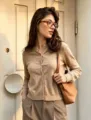 Damen Strickjacke Pullover camel Rundhalsausschnitt Knopfleiste casual Basis einfarbig Top - Einheitsgröße / Camel