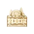 Wooden DIY calendar desktop decoration camping theme creative gift office home ornament - Forest Calendars