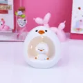 Süßes Enten Eierschale Nachtlicht Nachttischlampe Kinderzimmer Deko Warmes Licht Geschenk - Stil 039B Weiße Entenlampe