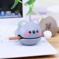 Cute Koala Wooden Fish Desktop Decompression Ornament Creative Office Relaxation Toy Gift - Koala Style (BB2598D)
