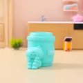 Süßes blaue Katze Desktop-Ornament, kreative Kunstharz-Figur Heimdekor Geschenk für Fest. - Lebensrettender Stifthalter (2323)