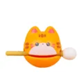 Cute cartoon cat desktop storage pen holder lazy phone stand orange resin craft decoration - Decorative Figurines / Wooden Fish Orange Cat