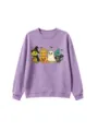 Cute Halloween Dinosaur Crewneck Long Sleeve Sweatshirt Kids Fashion Apparel Detail - Tops / 120cm / Lavender