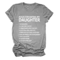 T-shirt casual grigia a maniche corte da donna con stampa grafica di regole di appuntamenti. - Taglia S / Top / Grigio scuro