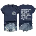 Donna Sports Mom Scollo V Manica Corta T-Shirt Casual Stampa Lettera Top Estate - Taglia S / Top / verde retrò