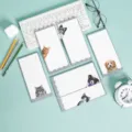 Cute magnetic fridge memo pads with cat and dog designs, perfect for daily notes and plans. - 19*9.3*0.45 CM / Set of Six Books