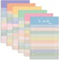 Colorful pastel sticky notes to-do list notepad memo pads office stationery supplies - Striped Series / 10*15cm