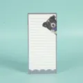 Magnetic fridge notepad cute cartoon dog memo pad sticky notes for daily planning list. - 19*9.3*0.45 CM / Style 2