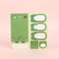 Set di note adesive carine rana verde blocco note cancelleria scolastica forniture ufficio - 14.5*10CM / Rana