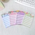 Colorful floral to do list sticky notes set, creative memo pad variant for daily planning. - Flower Style / 10*15cm