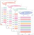 Cute pastel sticky note pad with to-do list design, colorful memo pad for daily planning. - Rainbow Style / 10*15cm