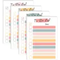 Colorful daily to do list sticky notes notepad sticky memo pads for planning tasks easily. - Bright Style / 10*15cm